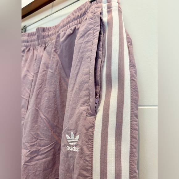 Adidas Adicolor Classics Lock-Up Logo Track Pants Lavender Women’s Size Large - Picture 5 of 13